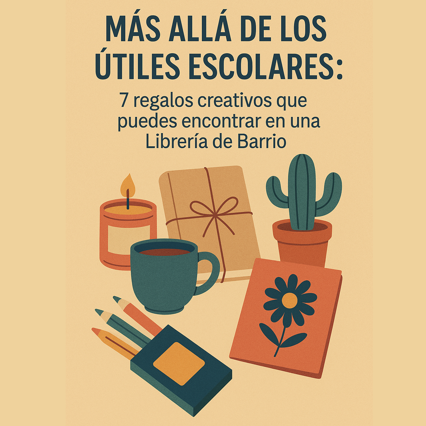 Más allá de los Útiles Escolares: 7 regalos creativos que puedes encontrar en una Librería de Barrio